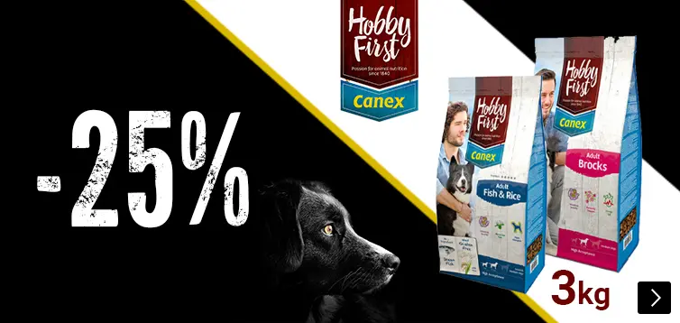 HobbyFirst Canex 25% korting op 3kg hondenvoer